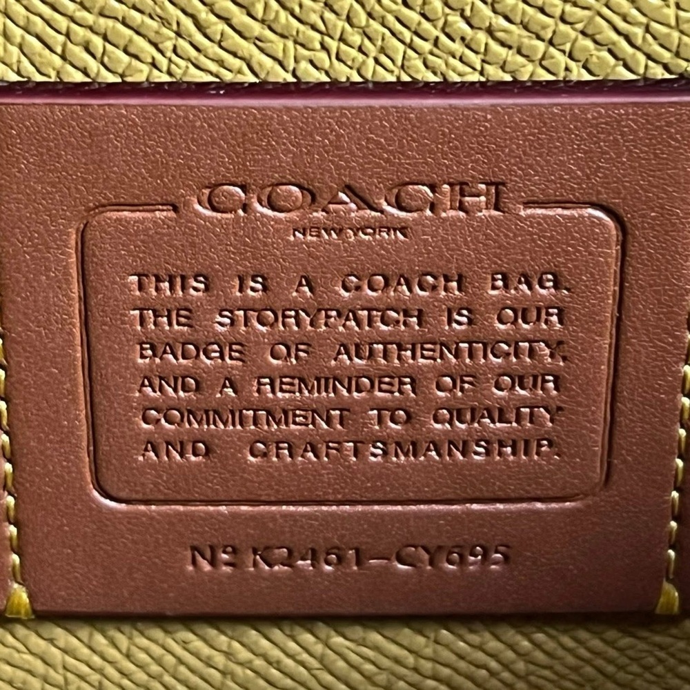 CY695 - Coach Mollie Tote Bag 25 With Cherry Print - Picture 9 of 16